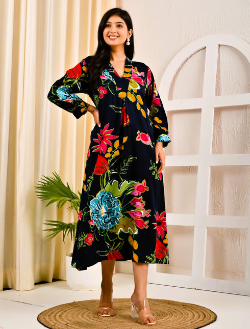 Designer Blue Dress